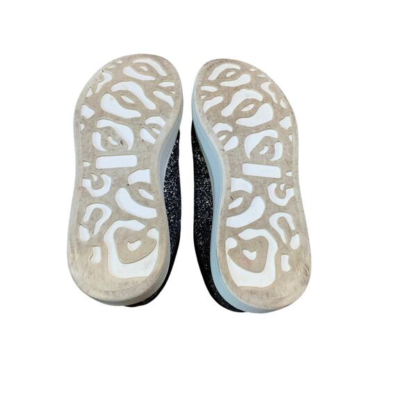 Linea Paolo Kelsey Platform Tennis Shoes Gold Glitter Metallic Womens Size 7.5 - Picture 7 of 9